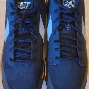 CONVERSE Stars Series Black and Orange Sneakers